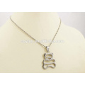 Vente en gros Collier pendentif mignon en acier inoxydable